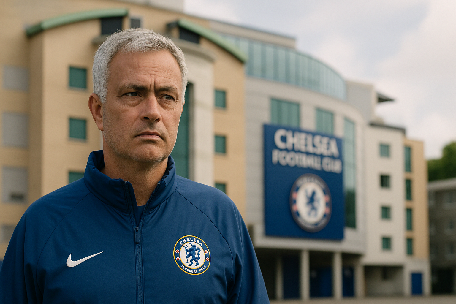 Stamford Bridge stadium during Mourinho's return as Benfica manager