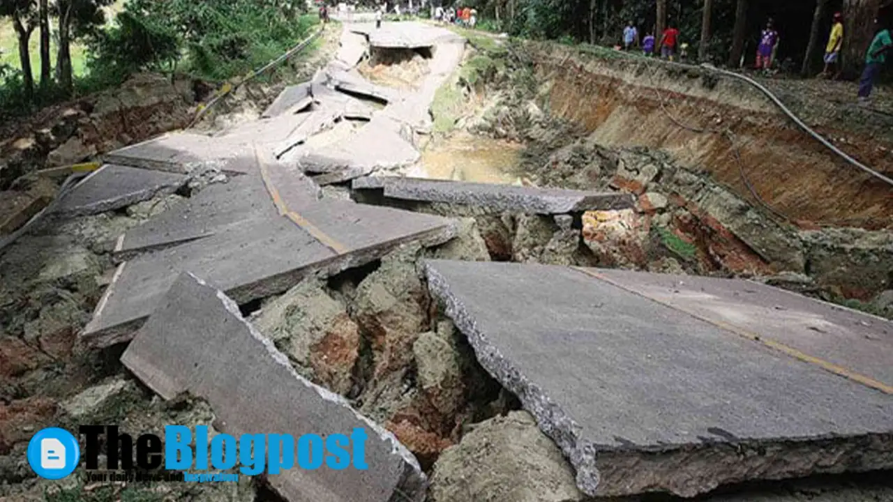 Community evacuation sites after the earthquake in Cebu Philippines
