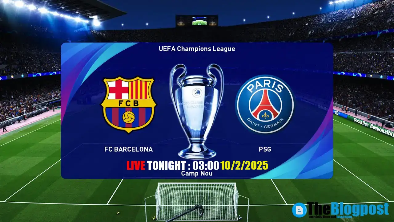 Barcelona Vs PSG Uefa Champions League 2025